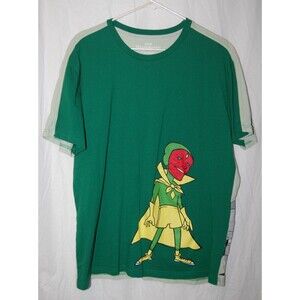 Wanda Vision Marvel T-Shirt Size L Green Her Universe Double Sided